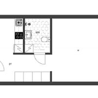 Townhouse in Finland, 37 sq.m.