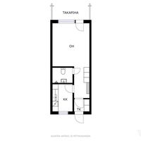 Townhouse in Finland, 34 sq.m.