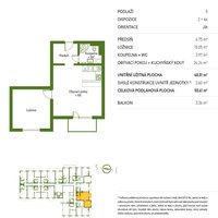 Flat Czechia, 48 sq.m.