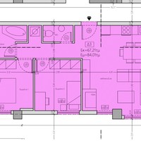 Квартира в Греции, 84 кв.м.