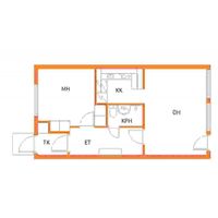 Townhouse in Finland, 47 sq.m.