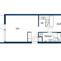 Townhouse in Finland, 38 sq.m.