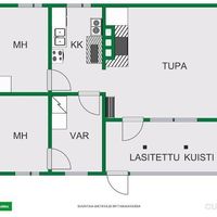 House in Finland, Kuopio, 55 sq.m.
