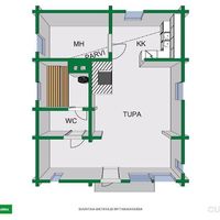 House in Finland, 54 sq.m.