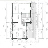 House in Finland, Pori, 28 sq.m.