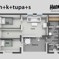 House in Finland, 48 sq.m.