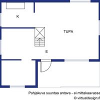 House in Finland, Rovaniemi, 24 sq.m.