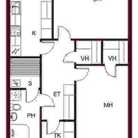 Townhouse in Finland, 58 sq.m.