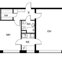 Flat in Finland, 45 sq.m.