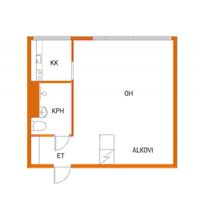 Квартира в Финляндии, 22 кв.м.