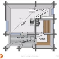House in Finland, Iisalmi, 65 sq.m.