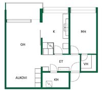 Квартира в Финляндии, 60 кв.м.