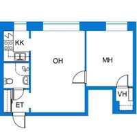 Квартира в Финляндии, 39 кв.м.