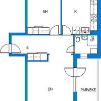 Flat in Finland, 62 sq.m.
