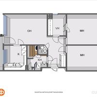 Flat in Finland, Pieksaemaeki, 80 sq.m.