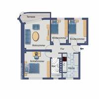 Flat in Germany, Bremen, 71 sq.m.