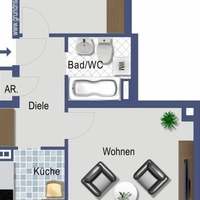 Residential complex in Germany, 58 sq.m.