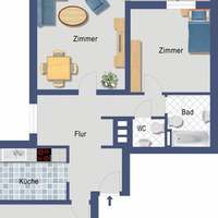 Flat in Germany, Lower Saxony, Hannover, 80 sq.m.