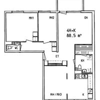 Flat in Finland, Pirkanmaa, 89 sq.m.