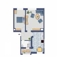 Flat in Germany, Saxony, Dresden, 61 sq.m.
