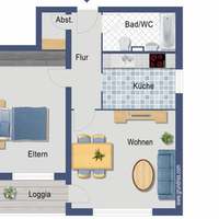 Flat in Germany, Hessen, Wiesbaden, 53 sq.m.