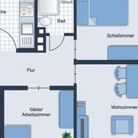 Flat in Germany, Schleswig-Holstein, Kiel, 54 sq.m.
