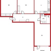 Flat in Finland, Pori, 75 sq.m.