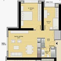 Apartment in Turkey, Istanbul, 125 sq.m.