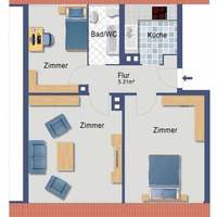 Flat in Germany, Hessen, Bad Homburg vor der Hoehe, 62 sq.m.