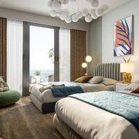 Residential complex in United Arab Emirates, Abu Dhabi, 1207 sq.ft.
