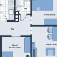 Flat in Germany, Schleswig-Holstein, Kiel, 54 sq.m.