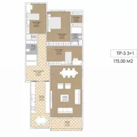 Apartment in Turkey, Istanbul, 165 sq.m.