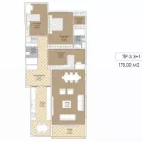 Apartment in Turkey, Istanbul, 165 sq.ft.