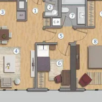 Apartment in Turkey, Istanbul, 163 sq.ft.