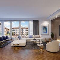 Apartment in Turkey, Istanbul, 186 sq.m.