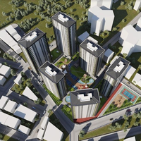 Apartment in Turkey, Istanbul, 101 sq.m.