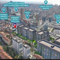 Apartment in Turkey, Istanbul, 142 sq.m.