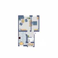 Flat in Germany, Saxony, Dresden, 60 sq.m.