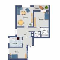 Flat in Germany, Lower Saxony, Hannover, 80 sq.m.