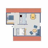 Flat in Germany, Nordrhein-Westfalen, Dortmund, 50 sq.m.