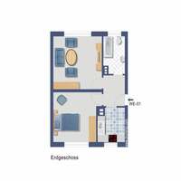 Flat in Germany, Nordrhein-Westfalen, Dortmund, 47 sq.m.