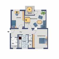 Квартира в Германии, Северная Рейн-Вестфалия, Бонн, 74 кв.м.