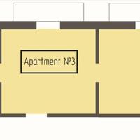 Flat in Greece, Ionian Islands, Corfu, 37 sq.m.