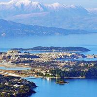 Island in Greece, Ionian Islands, Corfu, 426 sq.m.