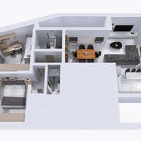 Квартира в Греции, Аттика, 74 кв.м.