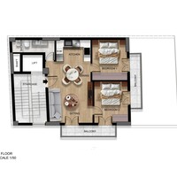Квартира в Греции, Аттика, 58 кв.м.
