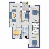 Flat in Germany, Hamburg, 108 sq.m.