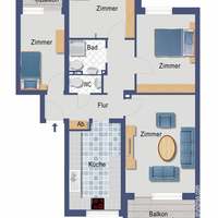 Flat in Germany, Hamburg, 100 sq.m.