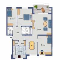 Flat in Germany, Hamburg, 106 sq.m.