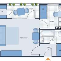 Flat in Germany, Schleswig-Holstein, Kiel, 36 sq.m.